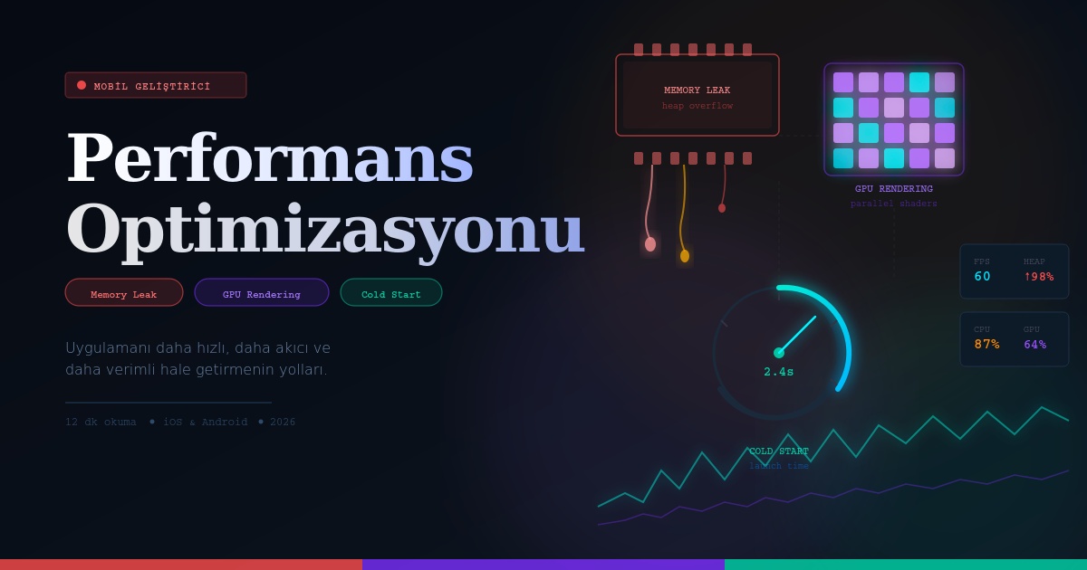 Performans Optimizasyonu: Memory Leak, GPU Rendering ve Cold Start